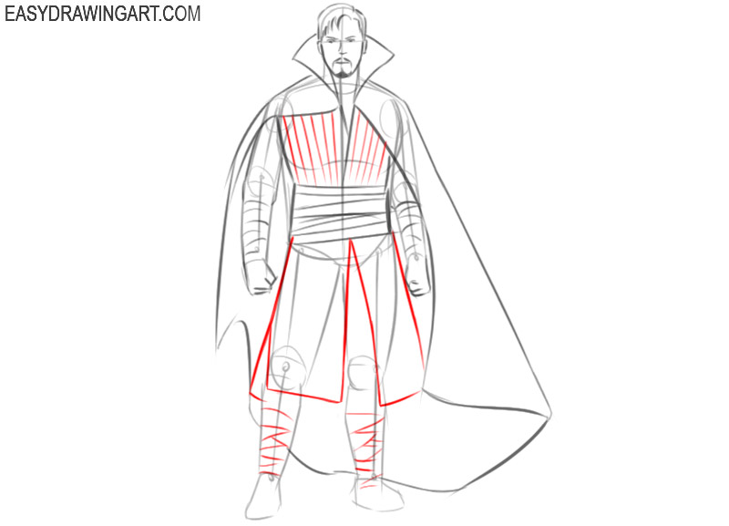 doctor strange drawing cartoon