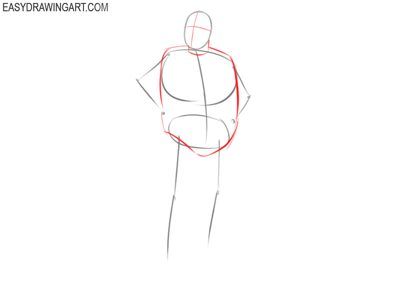 how to draw santa claus step by step