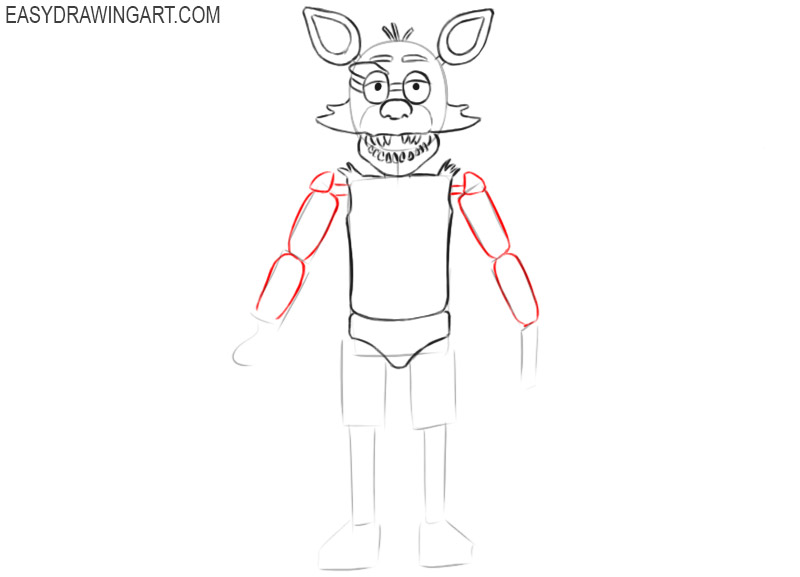 foxy drawing easy