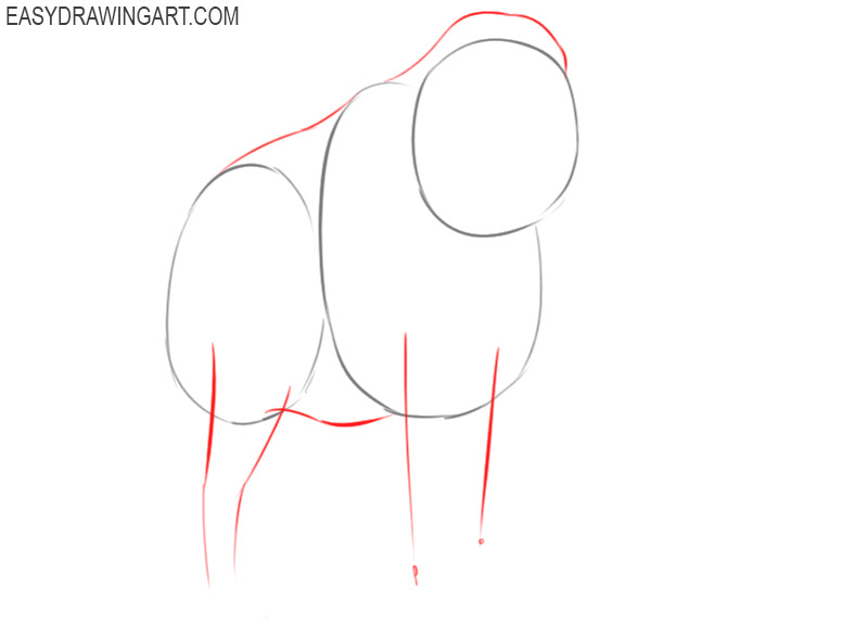 how to draw a mammoth easy step by step 