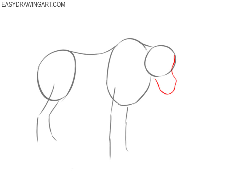 how to draw a moose cartoon