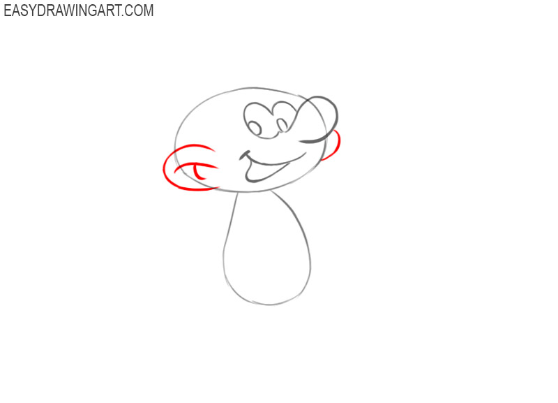 how to draw a smurf easy steps 