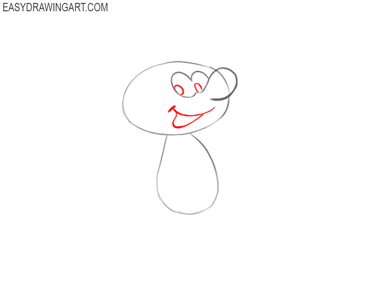 how to draw a smurf step by step easy 