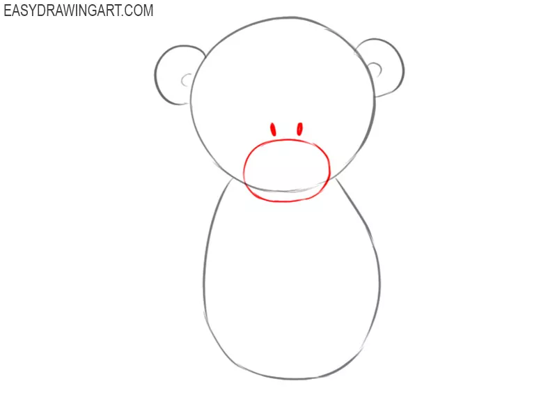 how to draw a teddy bear easy step by step