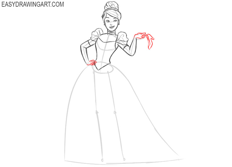how to draw cinderella disney princess