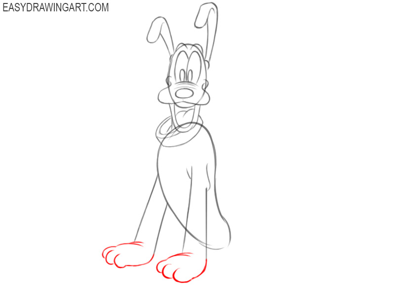 how to draw disney characters pluto