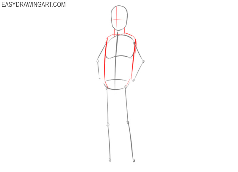 how to draw naruto body