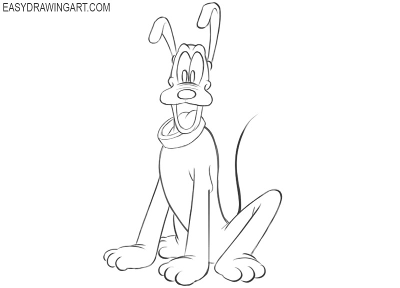 how to draw pluto in color