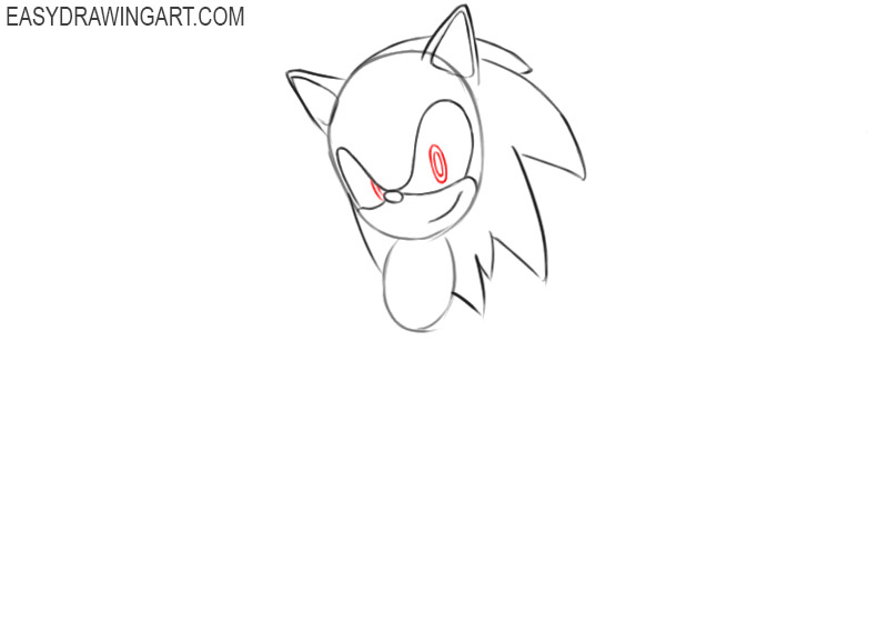 how to draw sonic the hedgehog original