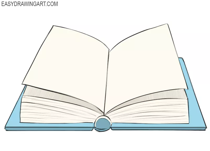 How to Draw a Book - Easy Drawing Art