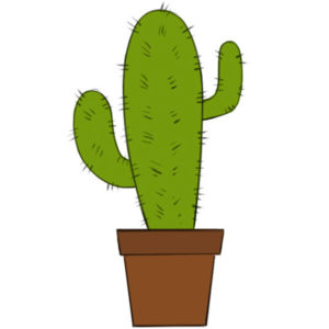 How to draw a cactus
