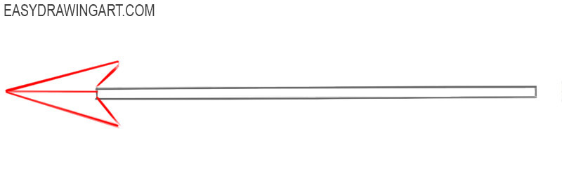 How to draw an arrow step by step