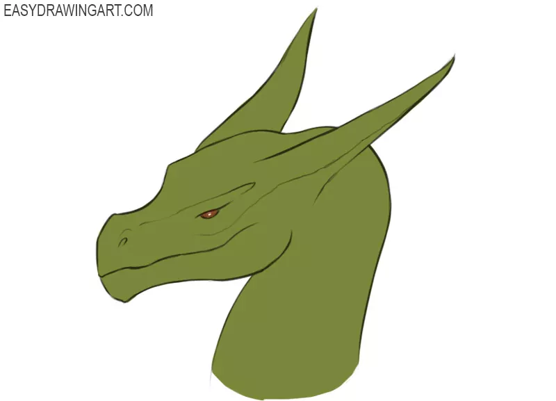 How to Draw a Dragon Head