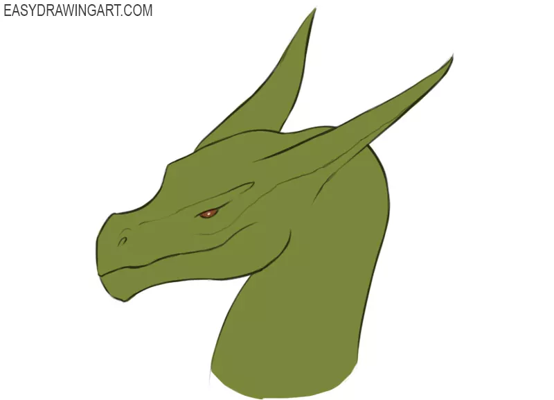 how to draw a evil dragon