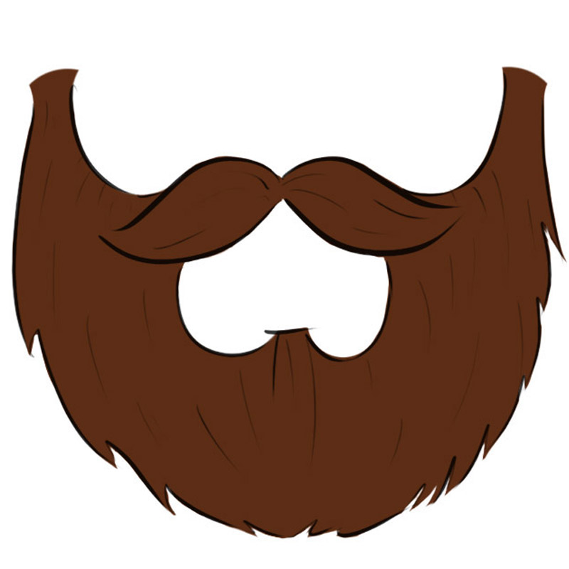 How to Draw a Beard - Easy Drawing Art