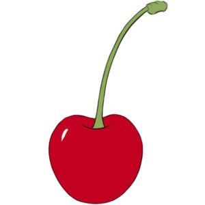 How to draw a cherry