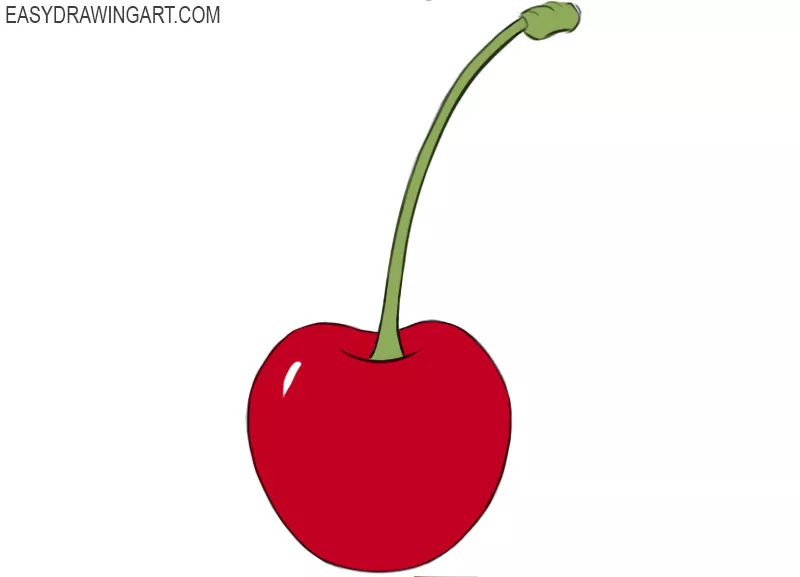 How to Draw a Cherry Easy Drawing Art