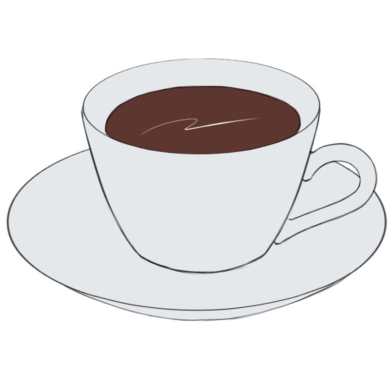 Coffee Cup Simple Drawing : Mug Clipart Outline | Bodbocwasuon