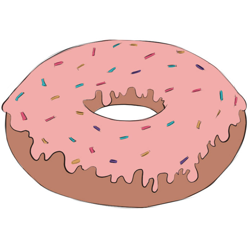 Share more than 118 cute doughnut drawings super hot seven.edu.vn