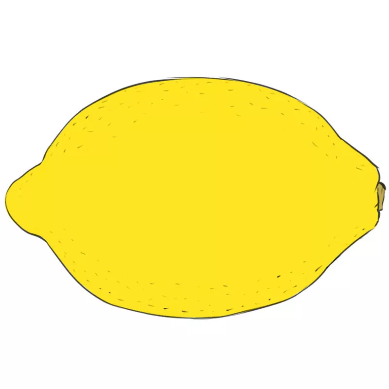 How to Draw a Lemon Easy Drawing Art