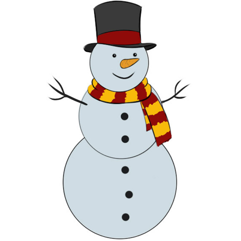 How to Draw a Snowman - Easy Drawing Art