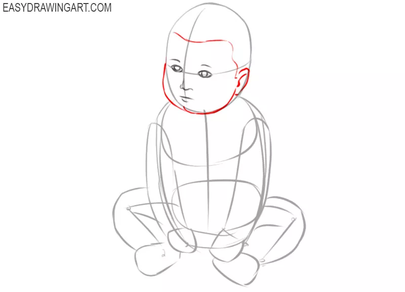 How to Draw a Baby - Easy Drawing Art