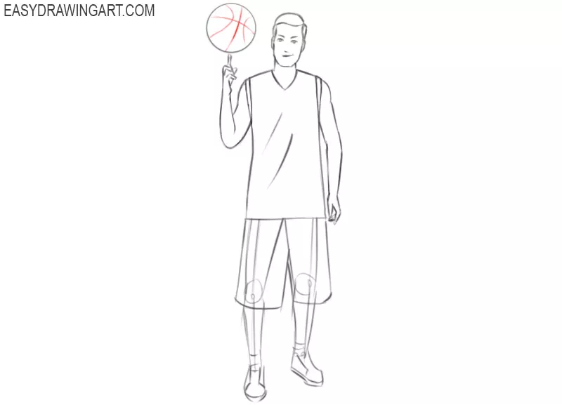 Basketball Player Free Throw Continuous Line :: Behance