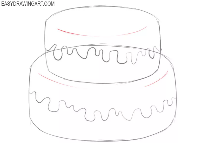 cake drawing tutorial