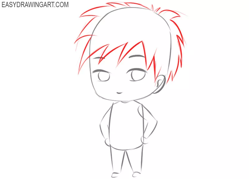 chibi cartoon character drawings