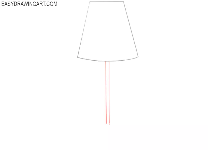 draw a lamp and colour it