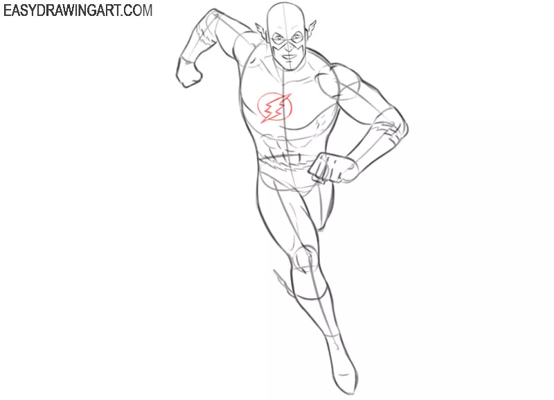 How to Draw Flash - Easy Drawing Art