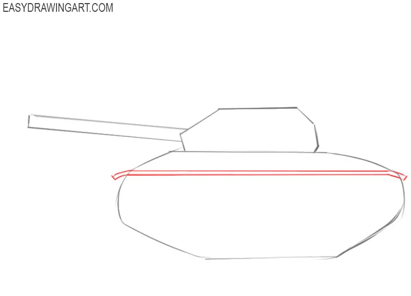 how to draw a army tank step by step 