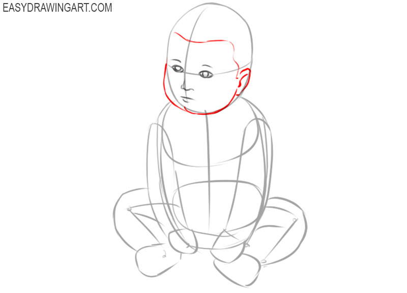 baby drawing cartoon