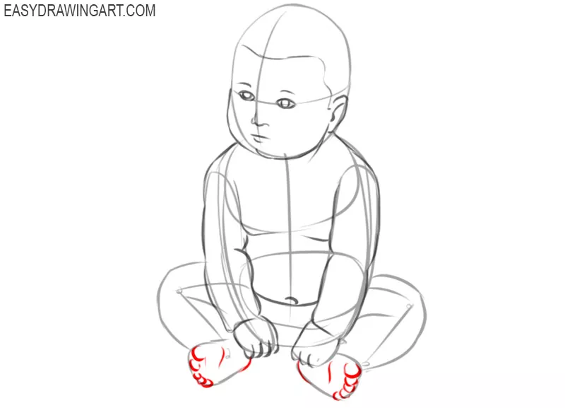 baby drawing amazing