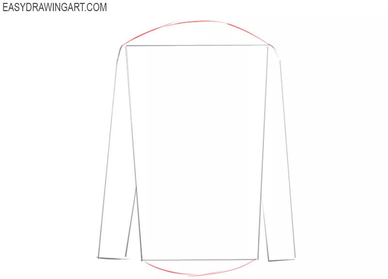 how to draw a basic shirt