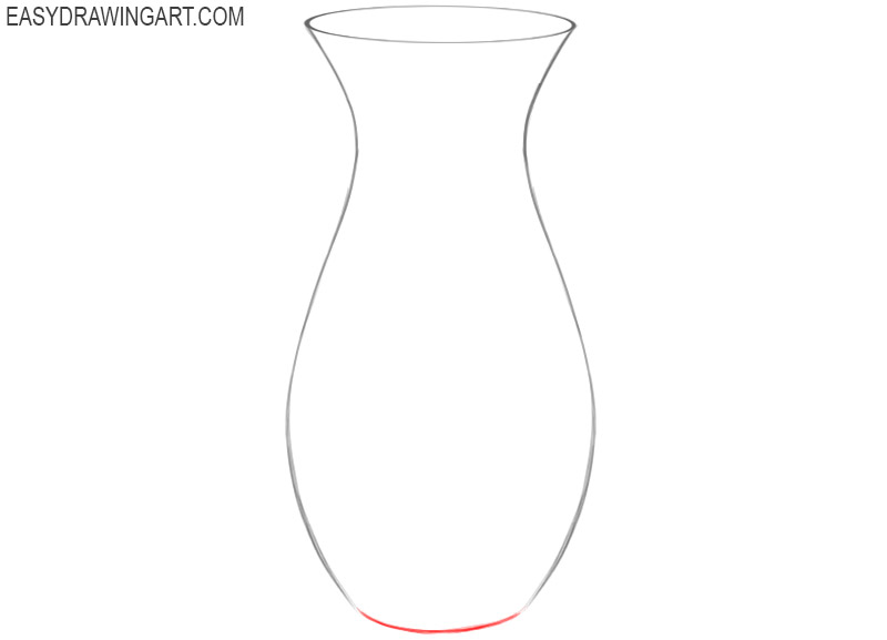 how to draw a beautiful vase