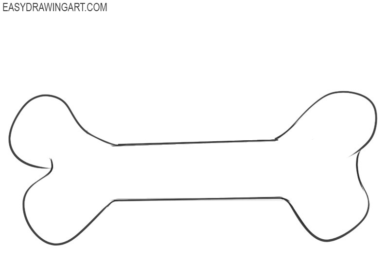 how to draw a big bone