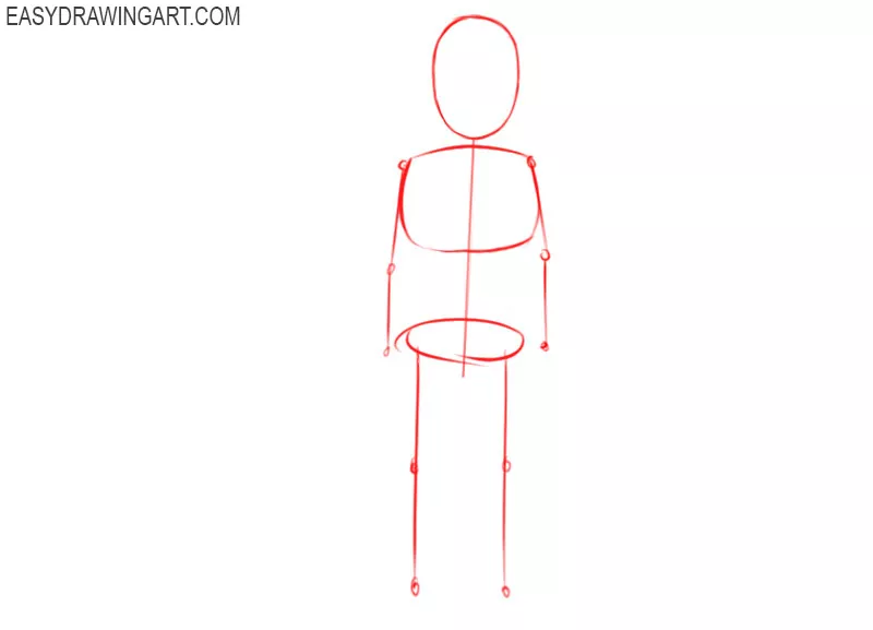 how to draw a boy step by step