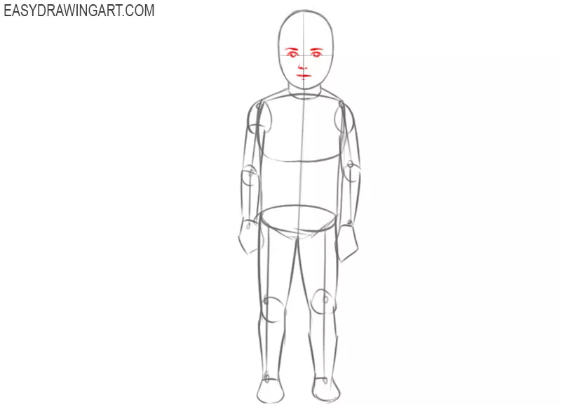 how to draw a boy cute