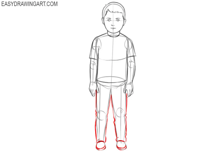 how to draw a boy easy and cute