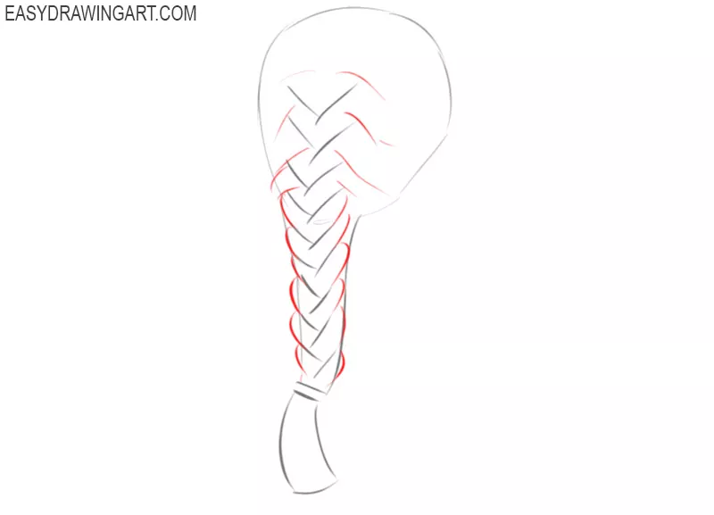 How to Draw a Braid - Easy Drawing Art