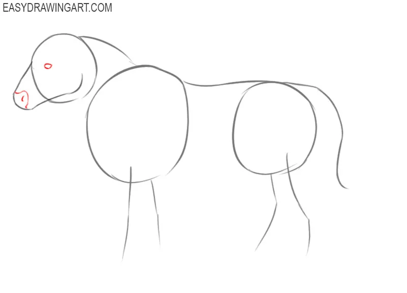 how to draw a bull easily