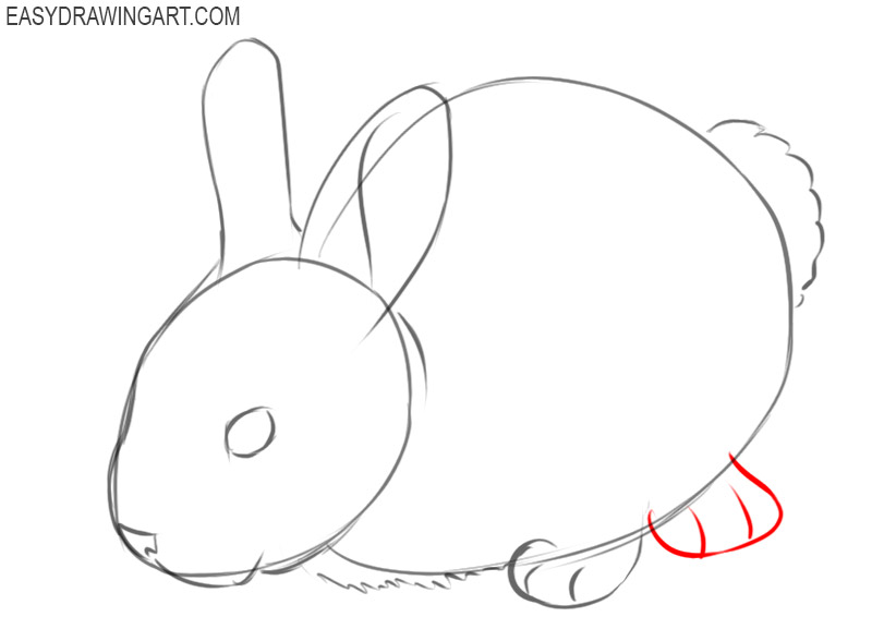 how to draw a bunny cute and easy