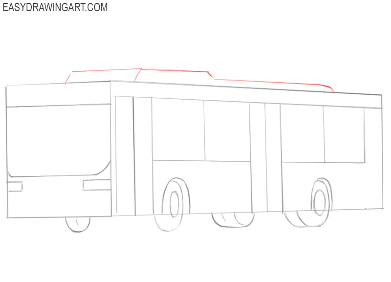 how to draw a good bus