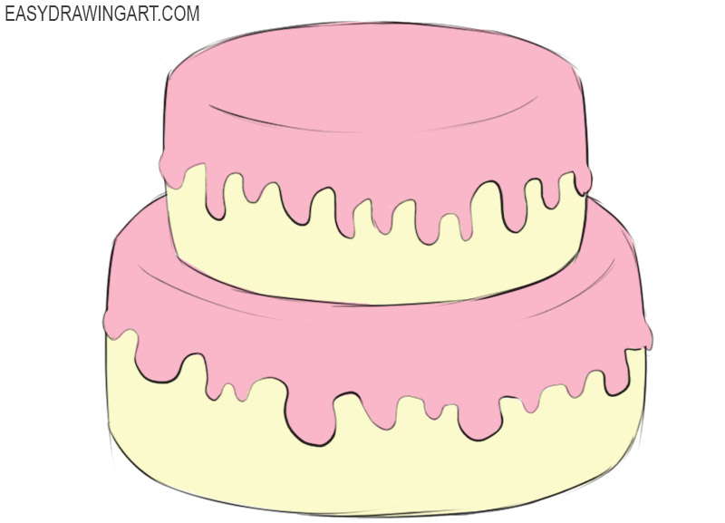 How to Draw a Cake