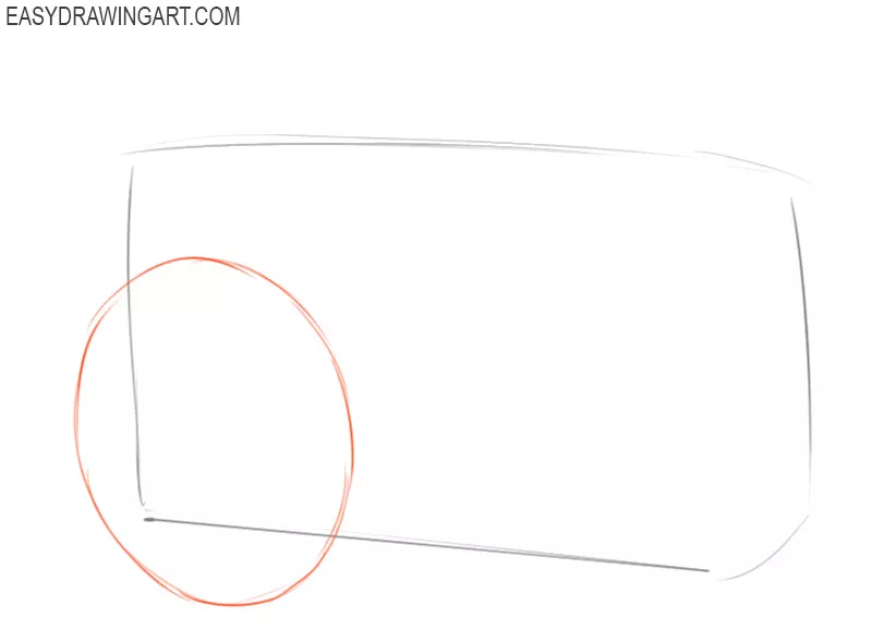 how to draw a camera step by step easy