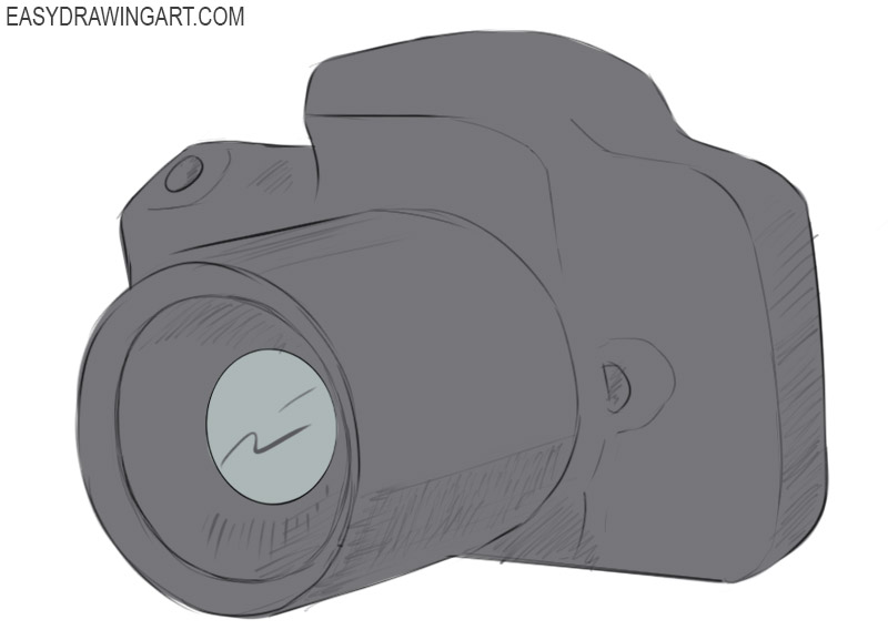 how to draw a camera