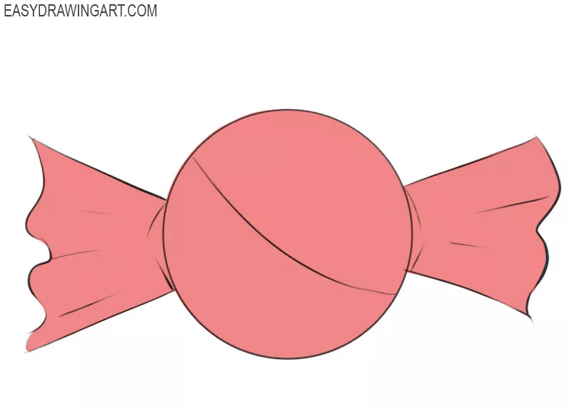 How to draw a candy