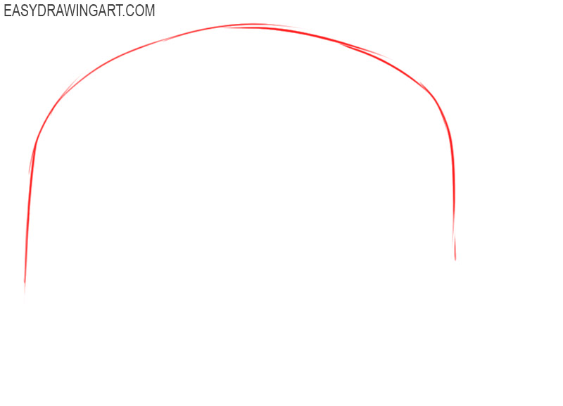 how to draw a cap easy