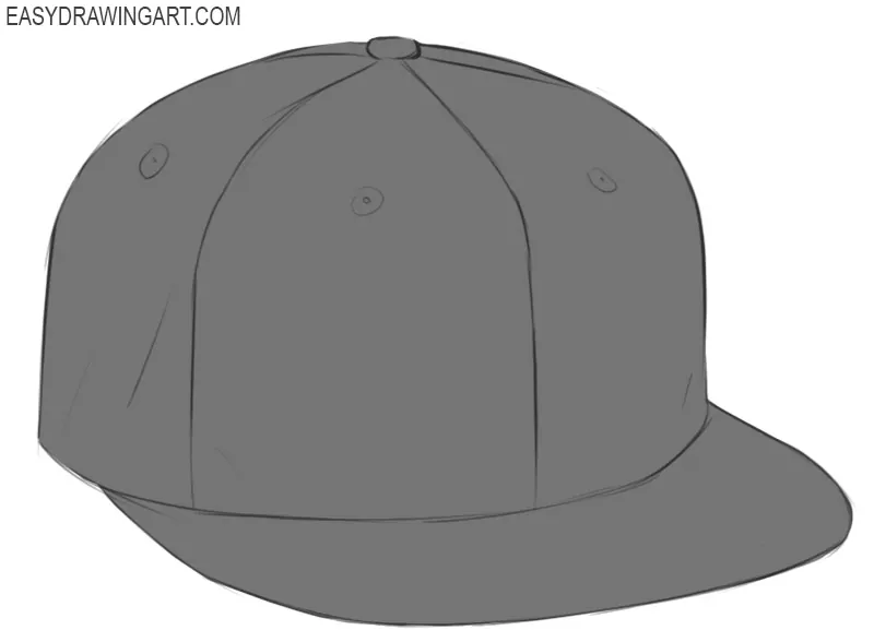 How to Draw a Baseball Cap - Easy Drawing Tutorial For Kids